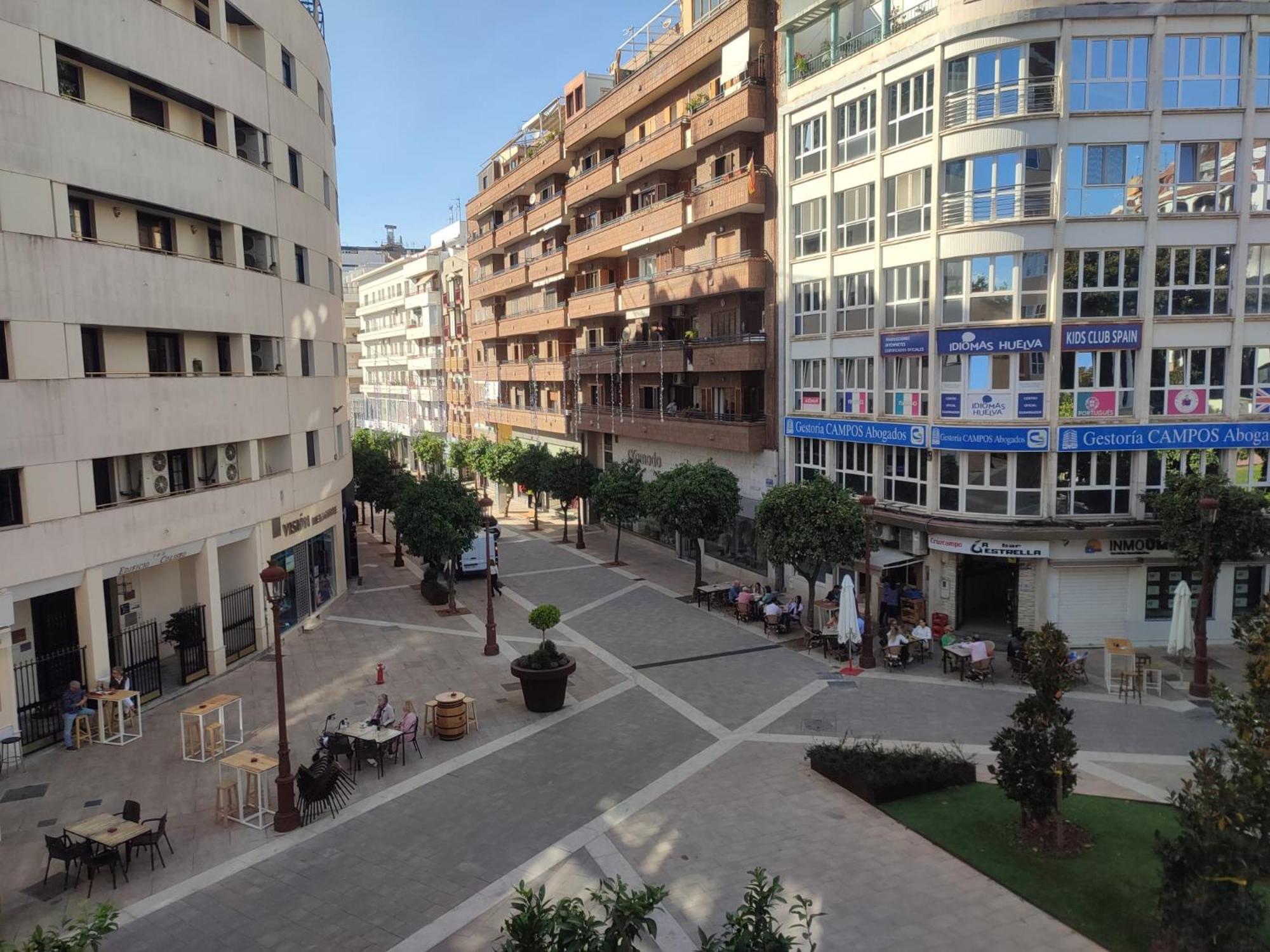 "El Balcon De Huelva" Lujo En Pleno Centro Lägenhet Exteriör bild